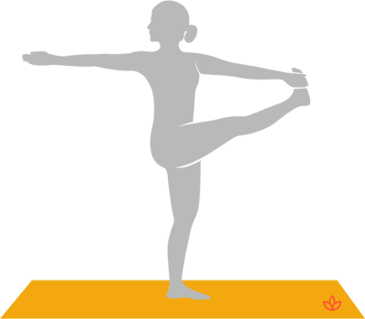 Flexible Woman Standing Dancing Shiva Yoga Pose Stock Photo by  ©AntonLozovoy 468524936